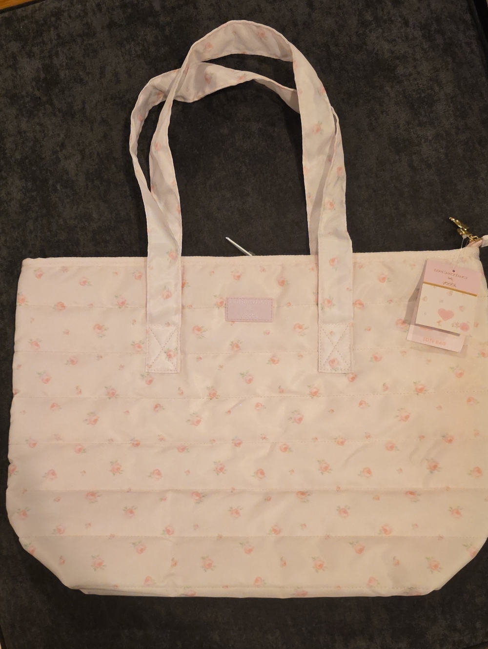 LoveShackFancy Pink Floral Tote BAG